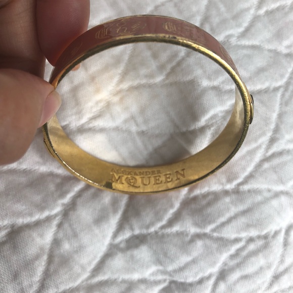Alexander McQueen enamel skull bangle - Picture 5 of 5